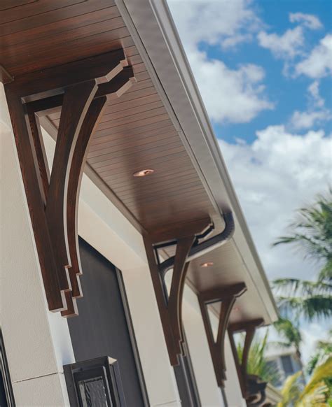 metal soffit brackets|exterior decorative brackets.